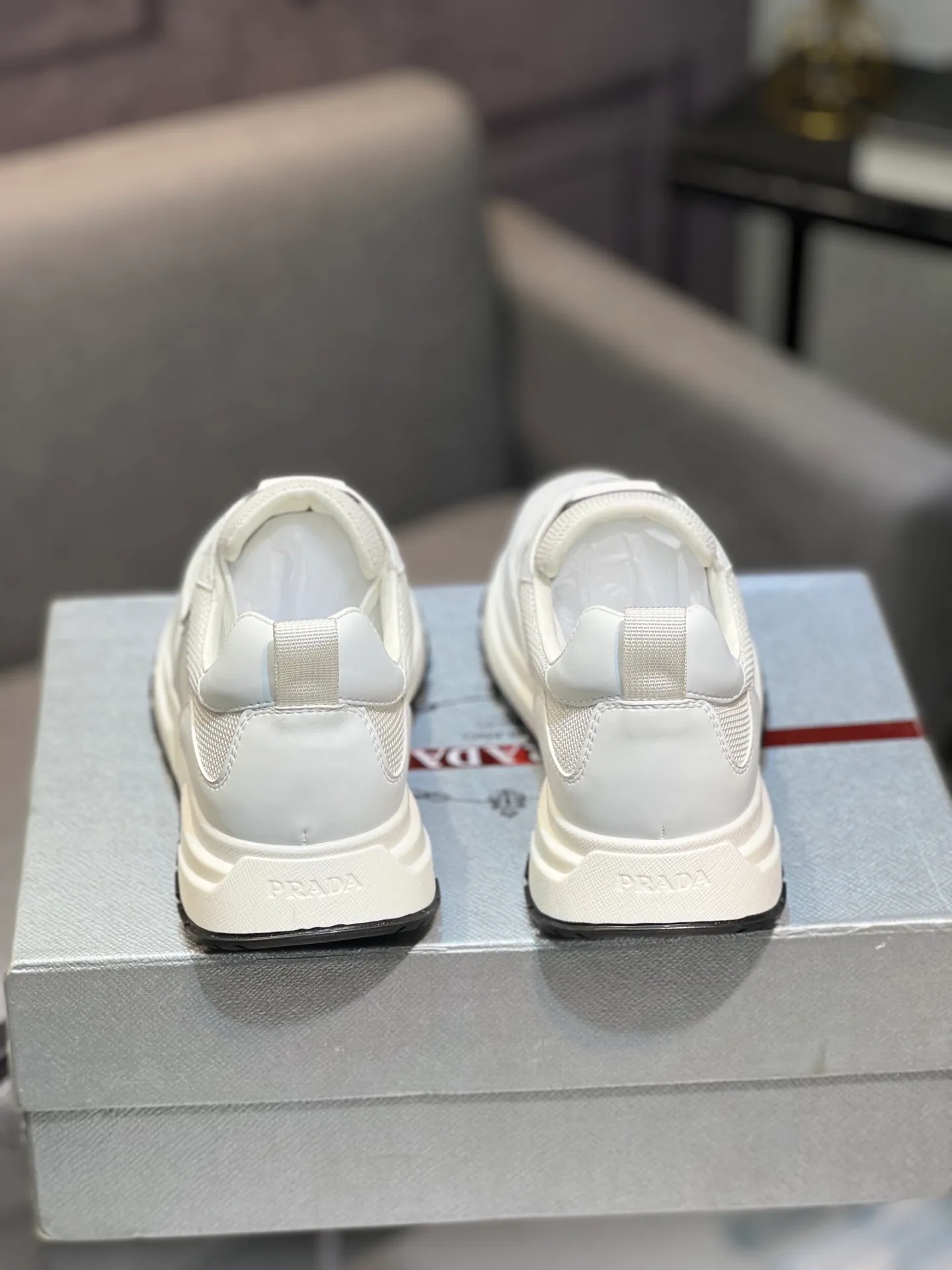 💰¥540 [PRADA] Men’s shoes are popular in the counter, official website synchronization, 1 high-quality shipment ✔️Original cowhide + cowhide lining, 1🆚1 replica, original sole, 38-45 (45 customized, non-refundable)